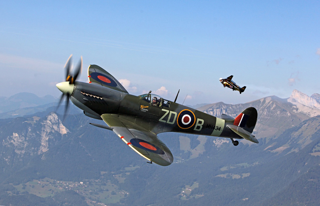 Spitfire en vol
